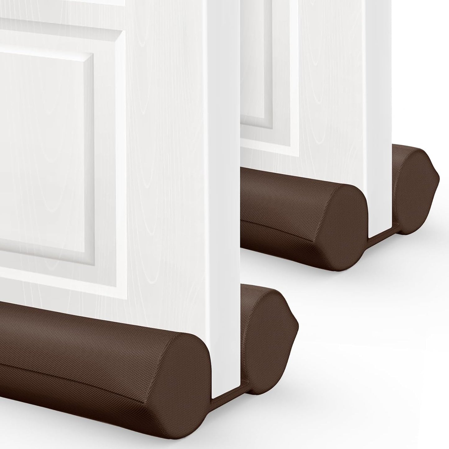 Comfyanno Under Door Draft Stopper - Bottom Door Seal & Gap Filler- Fits 30” to 36” Door, Block Noise, Sound, Air, Bugs, Dust, Easy to Install, Double Side Block, No Adhesive, Black