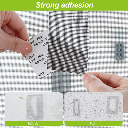 Screen Repair Tape,2in X 6.56 FT Window Screen Door Repair Kit,Screen Tape Mesh Repair,Strong Adhesive Fiberglass Mesh Patch Tape (Gray-1PC)