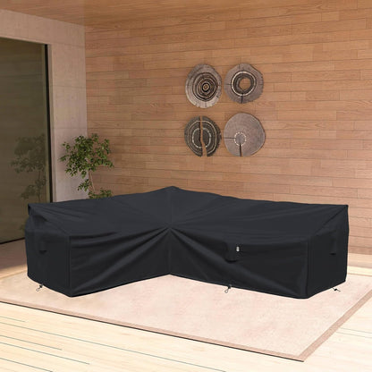 Patio Deck Box Cover, 63x30 Inch Fire Pit Covers with Straps and Handles, Waterproof Heavy Duty Outdoor Furniture Winter Cover for Keter, Suncast, Lifetime Container