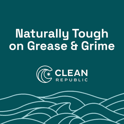 Heavy-Duty Degreaser for Kitchen & Grills, Non-Toxic, 32oz Bottle, 2-Pack | Removes Grease & Oils, Nature-Derived, Non-Toxic, Kitchen Cleaner, No Harsh Fumes or Residue, Family & Pet Safe, USA-Made