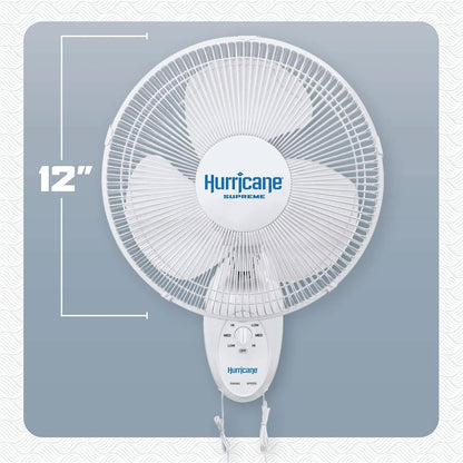 Hurricane Classic 6 Inch Clip Fan, 2 Speed Portable Desk Table Fan with Tilt, White