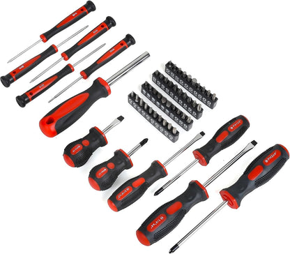 FASTPRO 220-Piece Home Tool Set, Household Repairing Tool Kit, with 12-Inch Wide Mouth Open Storage Tool Bag, Green