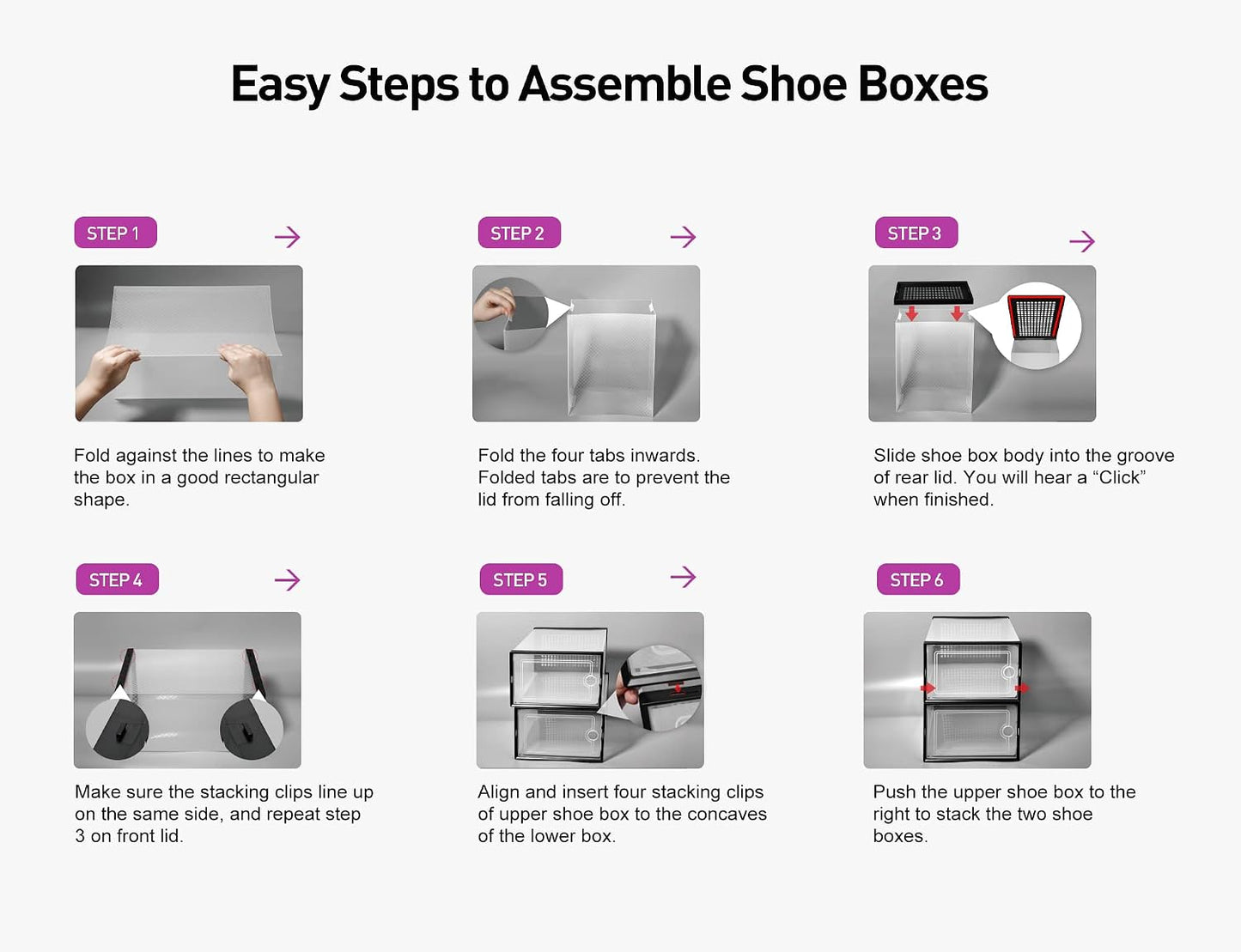 Kuject X-Large Shoe Storage Boxes Organizers for Closet 12 Pack, Fit Size 11,Clear Plastic Stackable Sneaker Containers for Entryway, Space Saving Shoe Rack, Brown