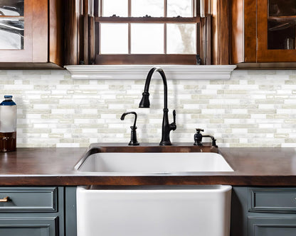 Peel and Stick Backsplash 3D Self Adhesive Wall Tile Brown 10 Sheet | Thick,Sticky,12"x12",Marble,for Kitchen,Bathroom