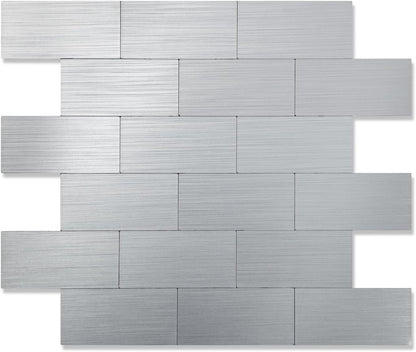 2026 New Upgrade Peel and Stick Backsplash Tile, Peel and Stick 11.34" X 11.57" Wall Tile for Kitchen, Bathroom, Fireplace, Laundry (Beige Ecru, 10 Packs)