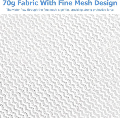 4 Pcs Mesh Laundry Bags for Delicates - 20" x 16" 70G Fine Mesh with Manual-Lock Zipper, Wash Bags for Lingerie Bras Socks Jeans, Ideal for College Dorm Travel Home