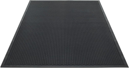 Guardian Easy Step Scraper 2X3 (23in x 35in) Indoor/Outdoor, Heavy-Duty, Solid Rubber Floor Mat,Black