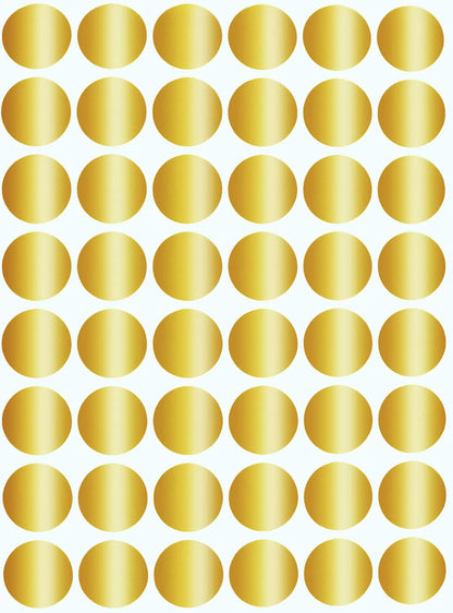 Royal Green Dot Sticker 11/16" Inch (17mm) Colored Labels in Purple - 2400 Pack - Colors A