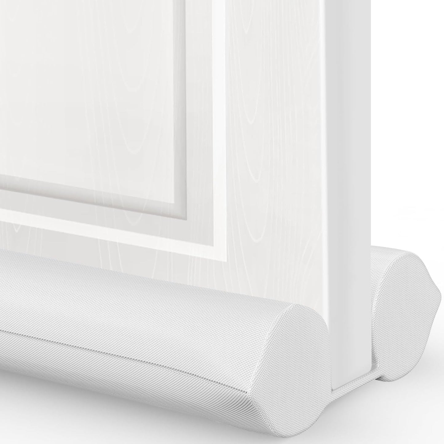 Comfyanno Under Door Draft Stopper - Bottom Door Seal & Gap Filler- Fits 30” to 36” Door, Block Noise, Sound, Air, Bugs, Dust, Easy to Install, Double Side Block, No Adhesive, Black