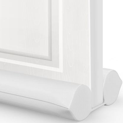Comfyanno Under Door Draft Stopper - Bottom Door Seal & Gap Filler- Fits 30” to 36” Door, Block Noise, Sound, Air, Bugs, Dust, Easy to Install, Double Side Block, No Adhesive, Black