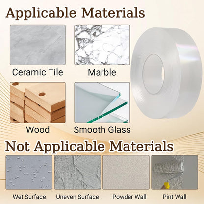 9.84FT Clear 20MM Edge Protector Strip | Self Adhesive, Sharp Edge Wrap Cover Tape, Soft Corner Protectors, Baby Proofing Corner Guards