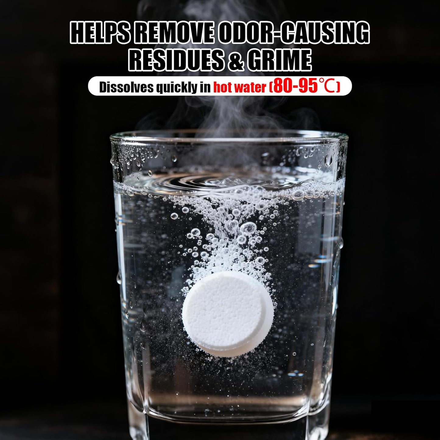 Deep Clean Dishwasher Cleaner Tablets - 24 Count | Removes Limescale, Odors & Residue | Fresh Scent | Safe for All Dishwashers (Brand Name Optional)