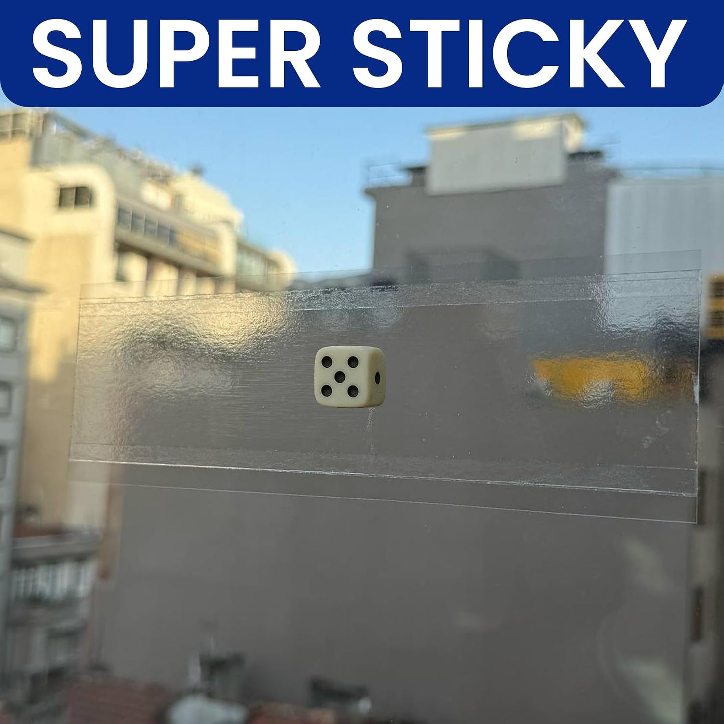 50 Window Fly Traps Sticky Non-Toxic Clear Fly Paper Indoor for Home. No Mess Flies Window Sticky Traps Bug Flies Strips Indoors. Fruit and Housefly Trap Indoor Flypaper Tape Gnat Catcher Killer.