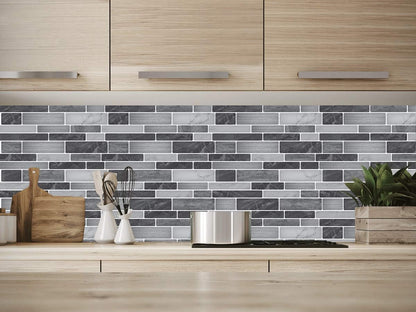 Art3d 10-Sheet Kitchen Backsplash Tiles Peel and Stick, Self Adhesive Wall Tile Sticker for Kitchen Island Bathroom Laundry Room RV Renter 12" x 12" - Jade Green