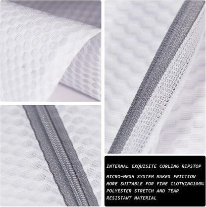 2 XX-Large Honeycomb Mesh Laundry Bag Delicates Durable for Washing Machine,24 x 24 Inches lingerie bags for Laundry, Travel Storage Organize Bag for Cotton Clothes,Sheet,Sweater, Shoes