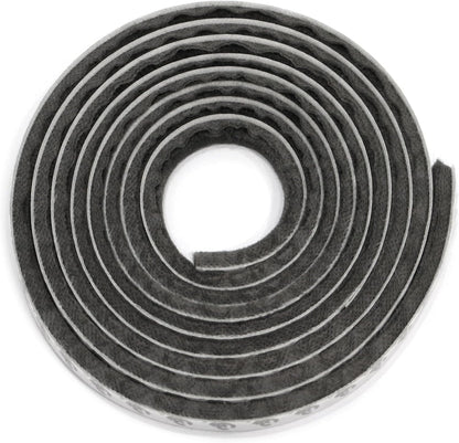 Self-Adhesive Weather Stripping Seal for Doors and Windows – Soundproof, Dustproof, Draft-Blocking Pile Strip (8.2FT, 0.28" Wide X 0.47" Thick)