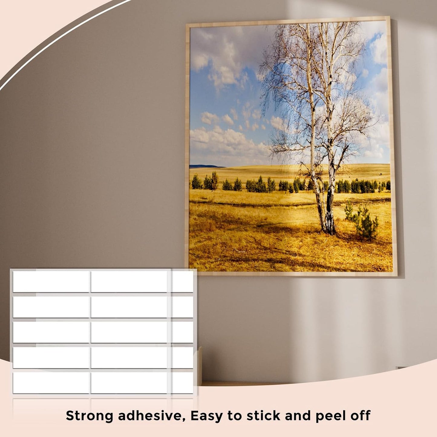 520pcs Double Sided Tape Wall Nano Sticky Dots Mounting Putty Two Sided Adhesive Strong Sticky Tack Multi-Shape Museum Putty No Traces - Crafts Poster Decoration Picture Hanging Crafting Party