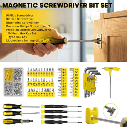 ENVENTOR Home Tool Kit, Basic Household Auto Repair Tool Set with Toolbox Storage Case, General Household Tool Kit for Men Women Home Maintenance, DIY Projects, 90 PCS General Hand Tools Kit