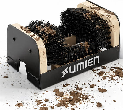 Umien™ Boot Scraper Outdoor Shoe Brush with Flaps - Cleaning Heavy-Duty Shoe Cleaner and Boot Scrubber for Mud, Dirt, and Snow - Durable Weather-Resistant Outdoor Shoe Cleaning Tool