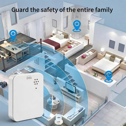 Smart Zigbee Water Leak Detector/Water Sensor with 80dB Audio Alarm & App Alert, IP67 Waterproof Wireless Flood Sensor for Kitchen, Basement, Works with Tuya/Smart Life APP, Zigbee Gateway Required