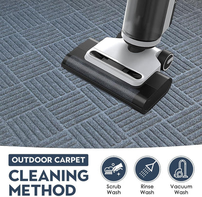 DM23 Heavy Duty Front Door Mats Non Slip Rubber Backing Entrance Mat Shoes Scraper Welcome Mat