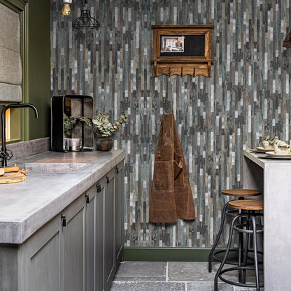Midcard 10 Sheets Peel and Stick Backsplash PVC Wall Tile,for Kitchen Backsplash