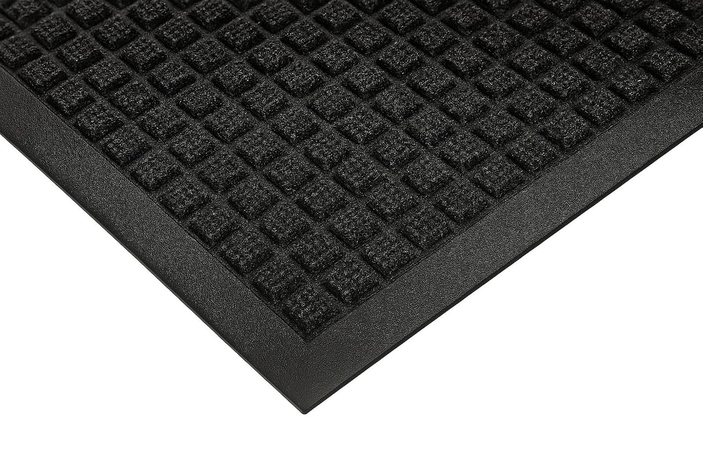 Guardian WaterGuard Indoor/Outdoor Wiper Scraper Floor Mat, Rubber/Nylon, 3'x4', Grey