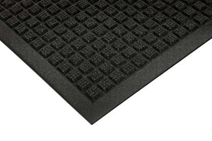 Guardian WaterGuard Indoor/Outdoor Wiper Scraper Floor Mat, Rubber/Nylon, 3'x4', Grey