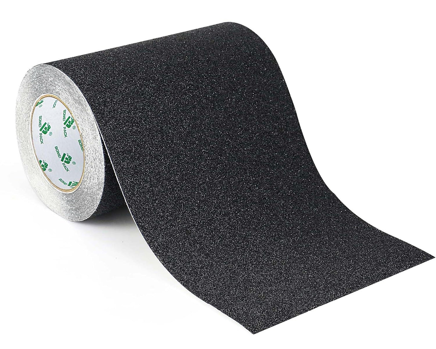 BOMEI PACK Black Anti Slip Tape, 4 Inch x 33 Foot Non-Slip Traction Grip Tape for Stairs, Waterproof Stair Treads Grip Non Slip, Non Skid Tape for Steps, Outdoor Black Grip Tape