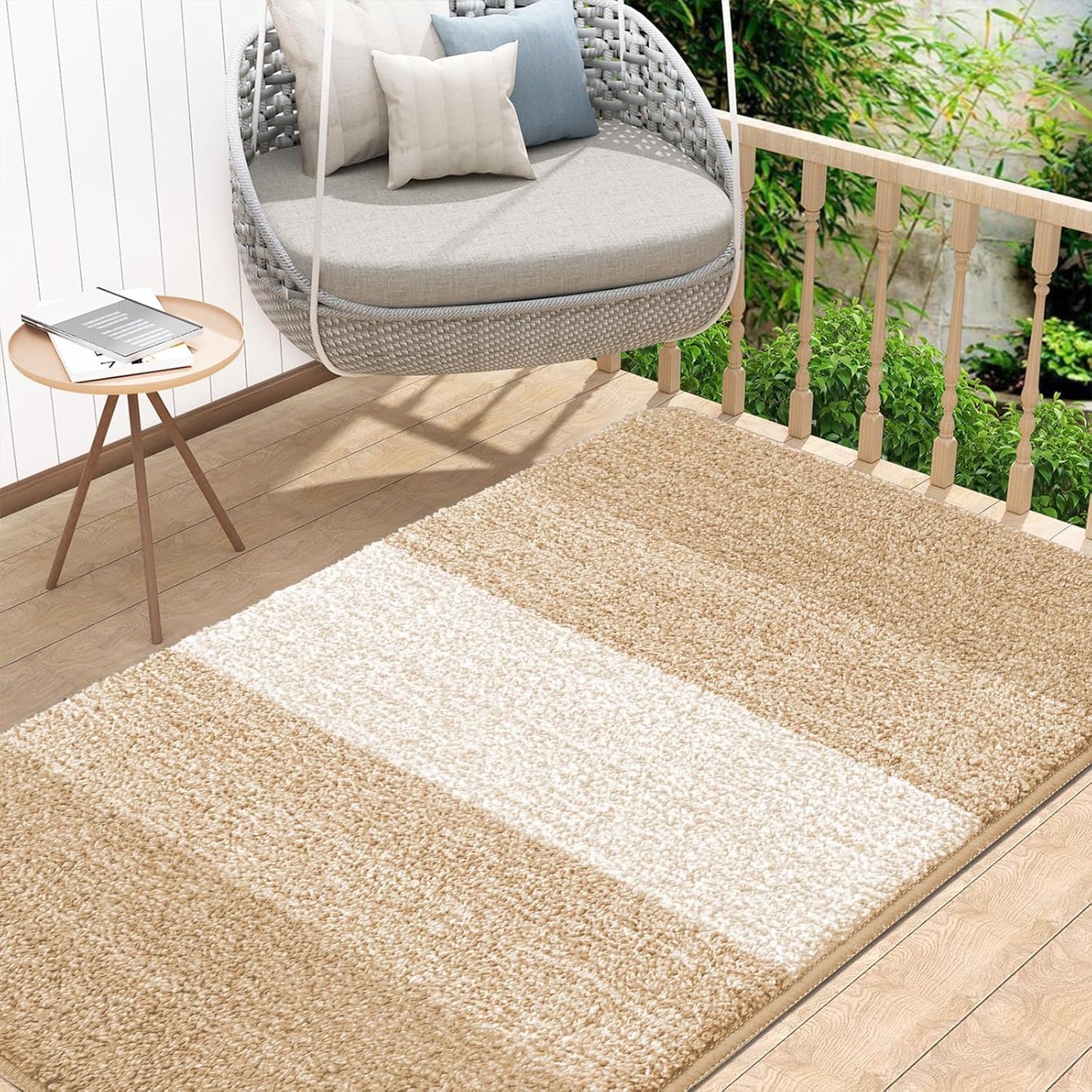 Kitinjoy Indoor Outdoor Door Mat, 32x20 Non-Slip Absorbent Dirt Trapper, Low-Profile Washable Inside Entrance Front Floor Mat, Sturdy Soft Entry Doormats for Entryway, Grey