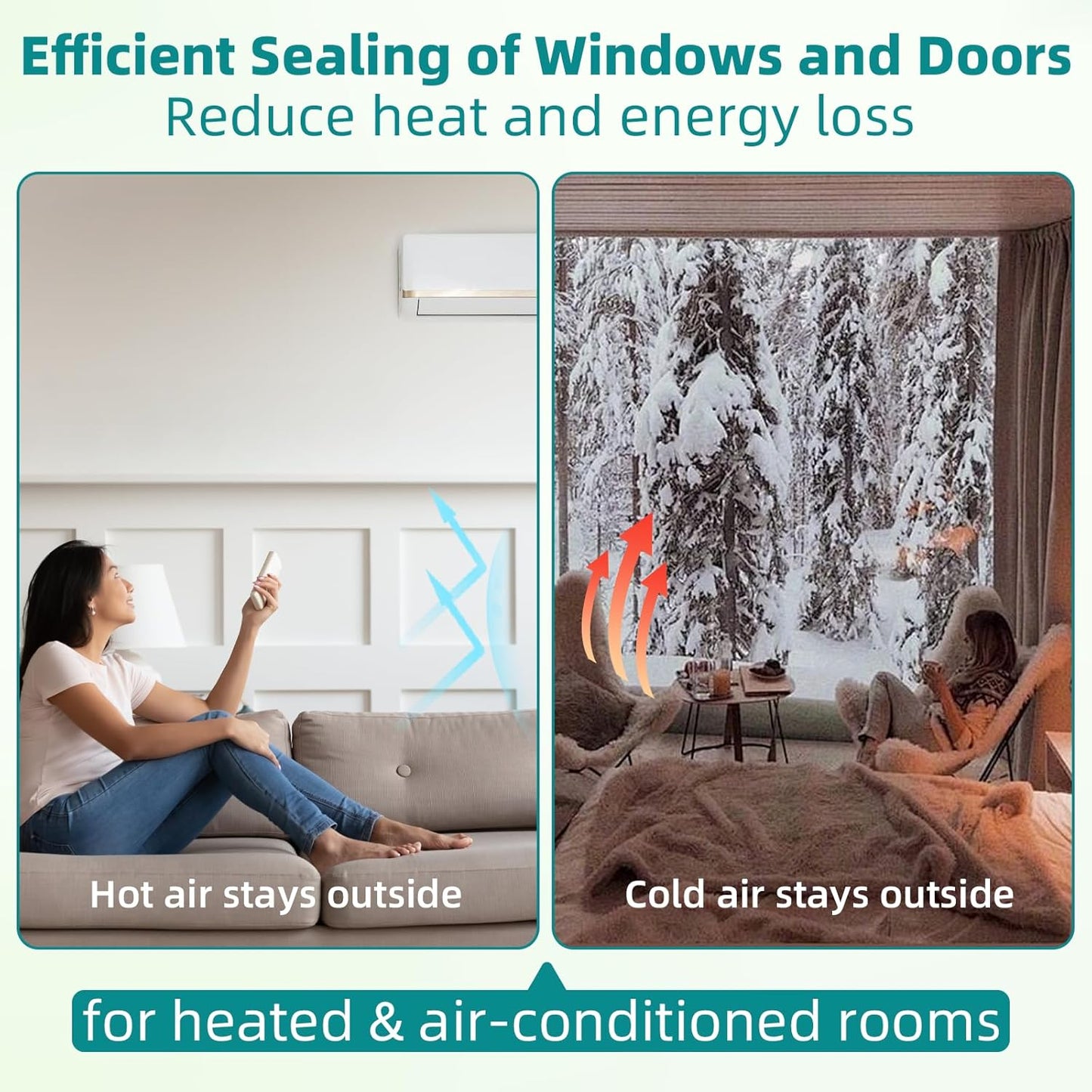 19.7 Ft V-Shape Thin Weather Stripping Door Seal Strip for Doors Frame,Self Adhesive Foam Tape Weatherstripping Door Insulation Winter,Door Soundproof Gap Filler Sealing Strip,Black