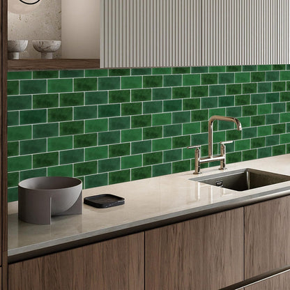 BSABSAQAA 10 Sheets Peel and Stick Backsplash for Kitchen 12"X12" Back Splash Adhesive Subway Wall Tile Sticker for Bathroom on Renter Friendlyn Marble