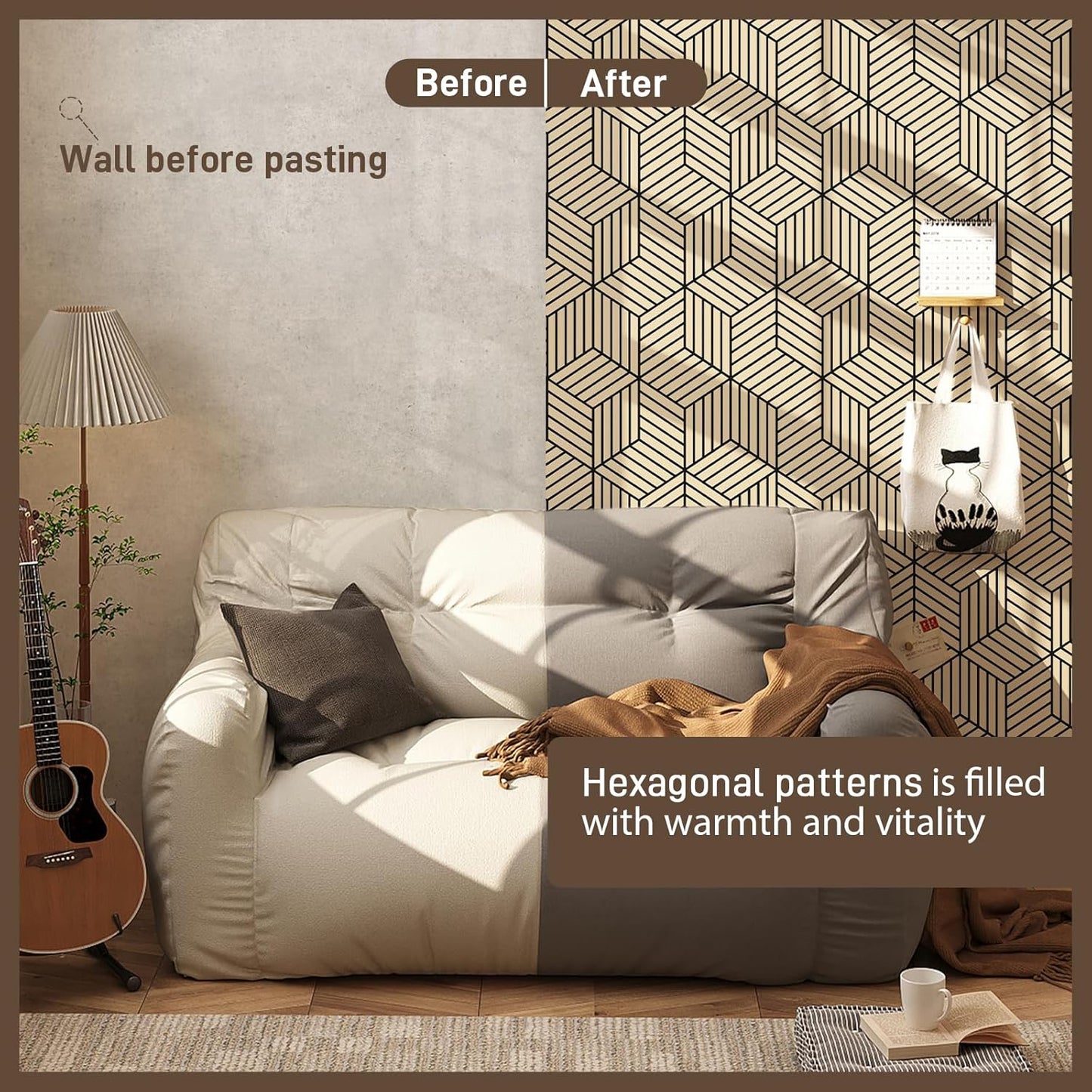MelunMer Geometric Peel and Stick Wallpaper Gold 118In L 17.7In W Self Adhesive Removable Wallpaper for Bedroom/Bathroom Waterproof Modern Contact Paper for Cabinets Gold Contact Paper Shelf Liner