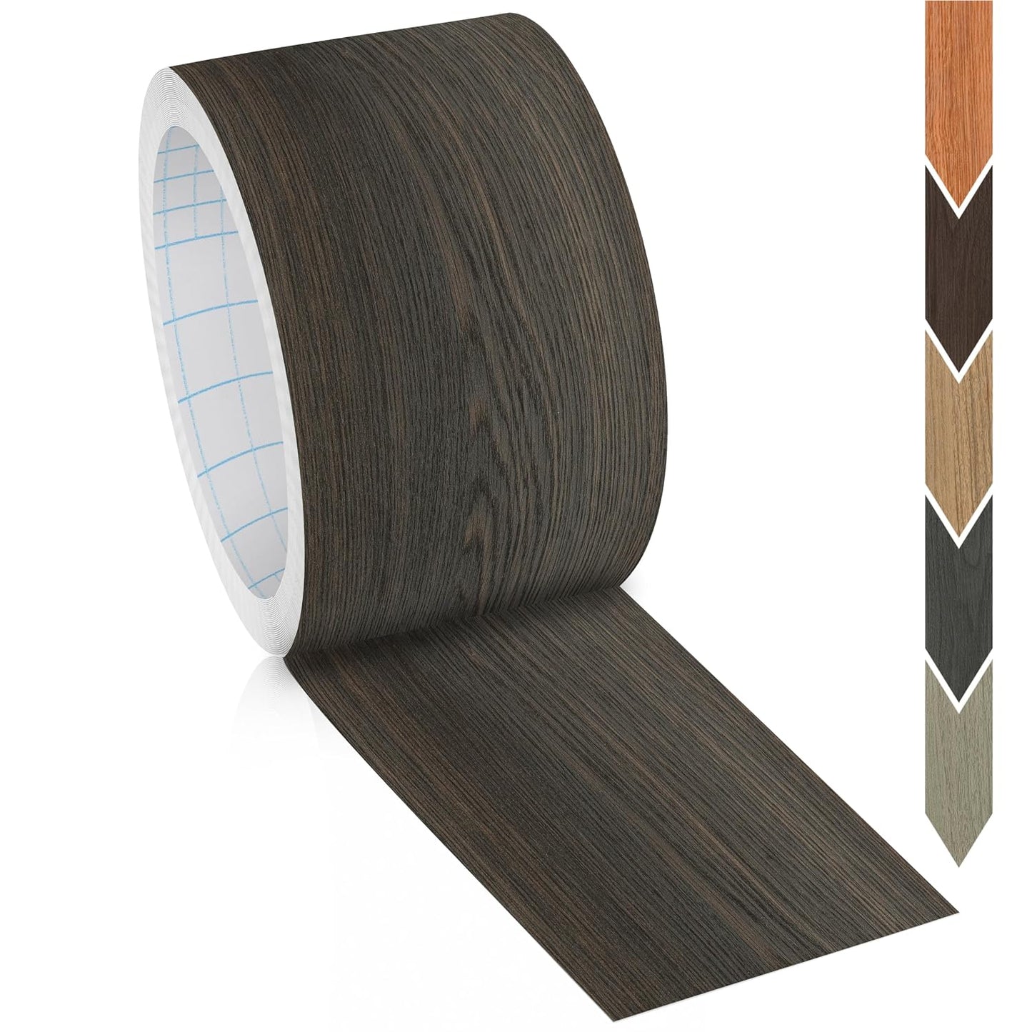 GSCIT Club Wood Grain Repair Tape, 2.4 inch X 15ft Self Adhesive Maple Grain Repair Patch for Tables, Chairs, Baseboards, Doors, Windows, Floors, Handicraft DIY. - Colors A