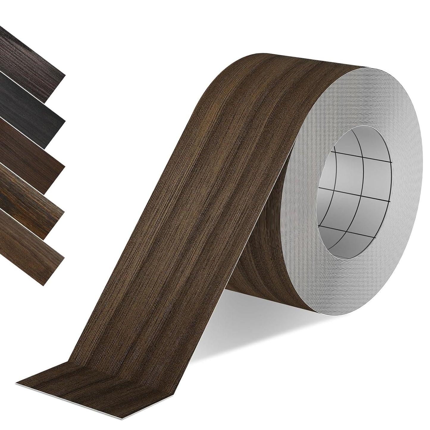 Wood Grain Repair Tape, 2.4 inch X 15ft Self Adhesive Natural Walnut Grain Repair Patch for Tables, Chairs, Baseboards, Doors, Windows, Floors, Handicraft DIY.