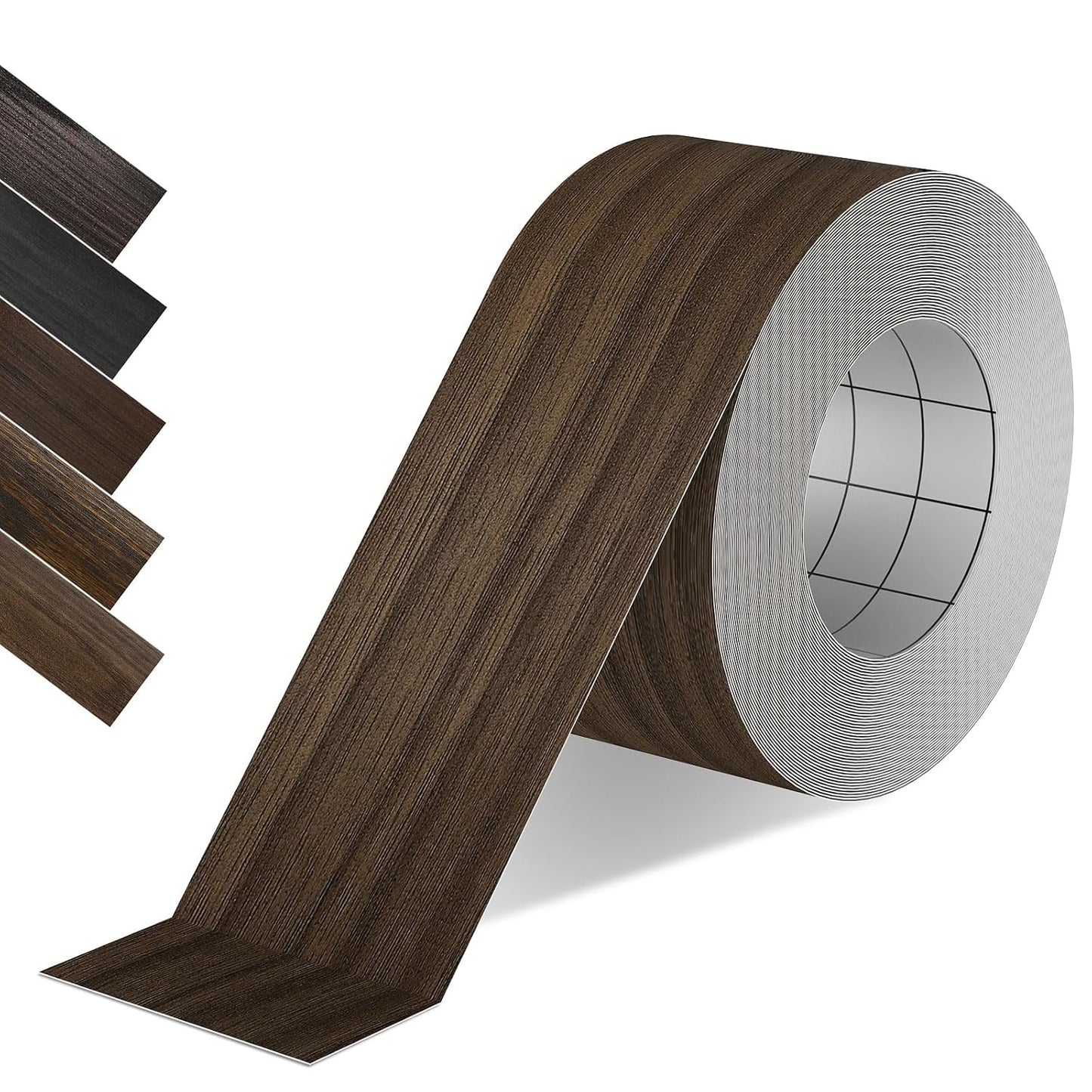 Wood Grain Repair Tape, 2.4 inch X 15ft Self Adhesive Natural Walnut Grain Repair Patch for Tables, Chairs, Baseboards, Doors, Windows, Floors, Handicraft DIY.