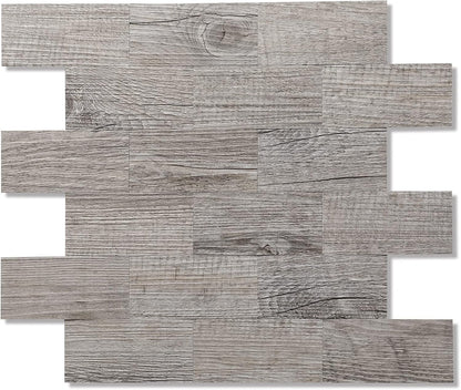 2026 New Upgrade Peel and Stick Backsplash Tile, Peel and Stick 11.34" X 11.57" Wall Tile for Kitchen, Bathroom, Fireplace, Laundry (Beige Ecru, 10 Packs)