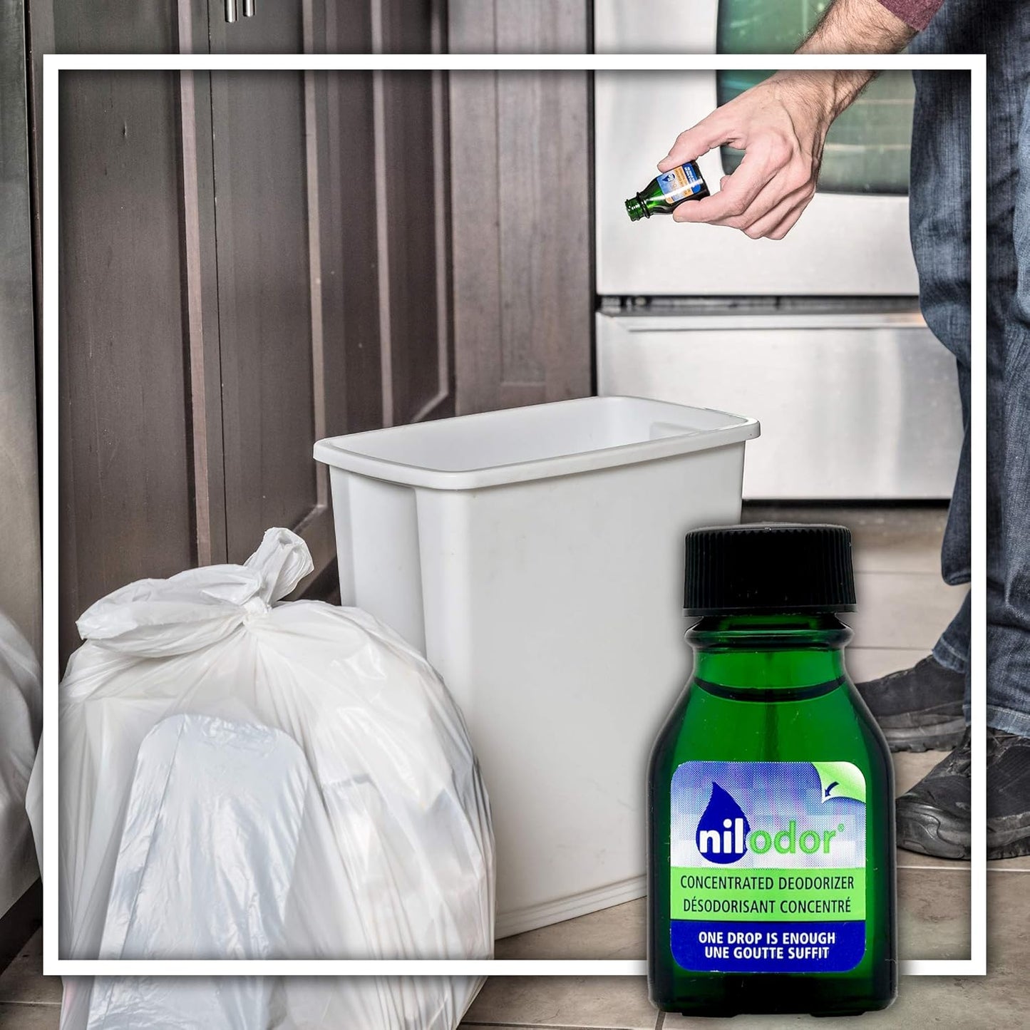 Nilodor - Air Freshener and Odor Neutralizer - Eliminates Odors from Pets, Smoke, Garbage, Kitchen and Sportwear (Original, Drops)