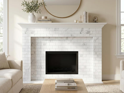 2026 New Upgrade Peel and Stick Backsplash Tile, Peel and Stick 11.34" X 11.57" Wall Tile for Kitchen, Bathroom, Fireplace, Laundry (Beige Ecru, 10 Packs)