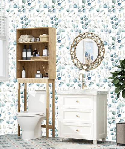 Danodoi Yellow Floral Wallpaper Peel and Stick Vinyl Wallpaper Stick and Peel Colorful Contact Paper for Cabinets Waterproof Self Adhesive Wall Paper for Kitchen Countertop Wall 17.5" x 118"