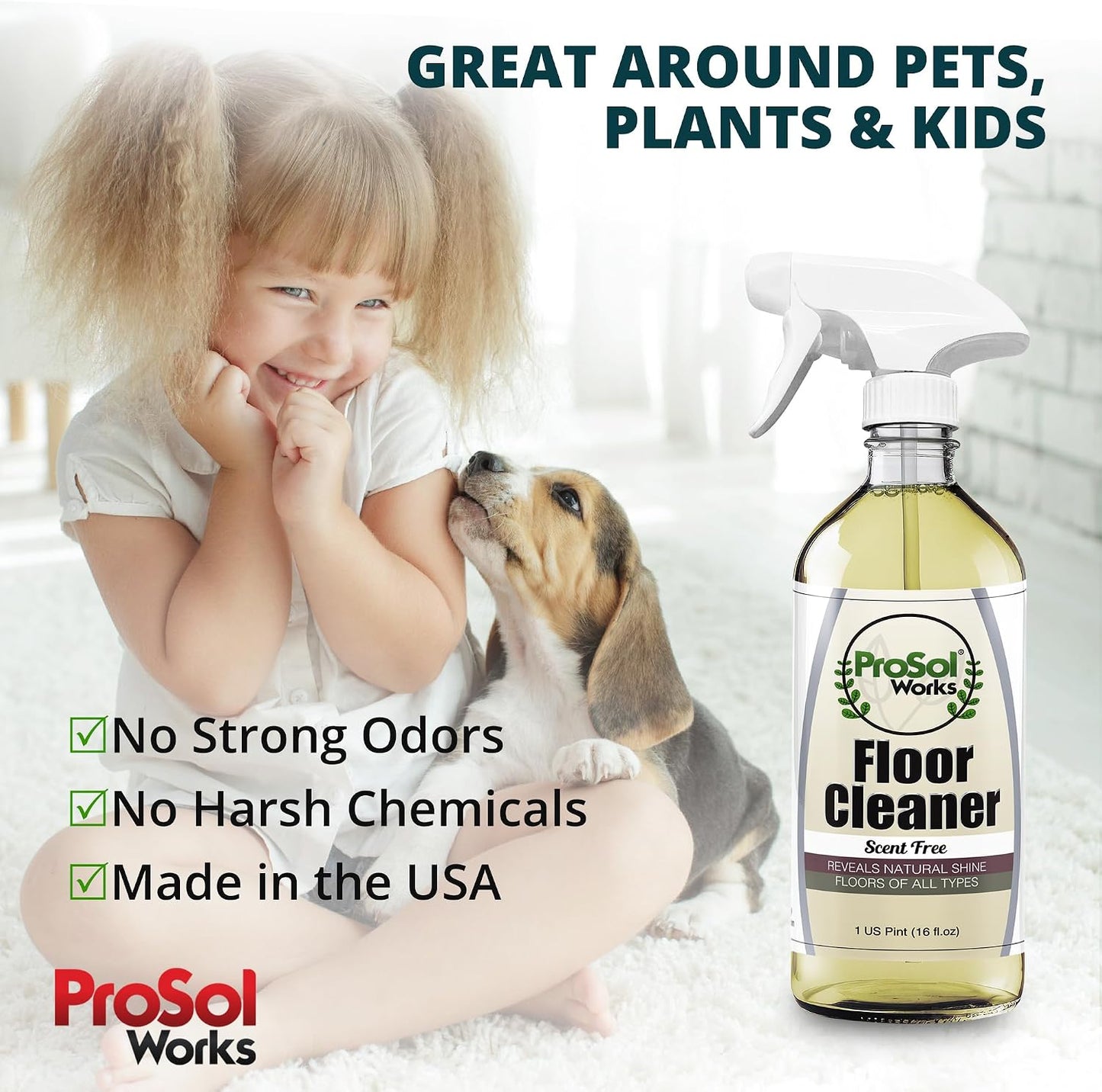 Degreaser Cleaner Heavy Duty Cleaning Spray 16 oz - Kitchen Cleaner for Stubborn Splatters, Stove Top, Grill, Drip Pans, & Oven Cleaner - Safe on All Surfaces - Fresh Scent