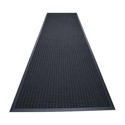 Guardian WaterGuard Indoor/Outdoor Wiper Scraper Floor Mat, Rubber/Nylon, 3'x4', Grey