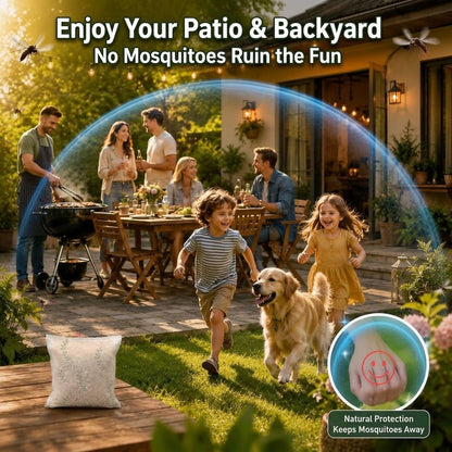 Mosquito Repellent Pouches Indoor Home Outdoor Patio, 60 Days Long-Lasting, Mosquito Repellent Bags for Yard, Garage, Bedroom, Fresh Mint Scent, Non Toxic, Kid & Pet Safe, Covers 120 sq ft, 10 Pack
