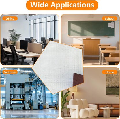 22 Pcs Drywall Repair Kit, 2/4/6/8 Inch Dry Wall Patch Kits, Self Adhesive Aluminum Mesh with Scraper and Sandpaper for Hole Repair