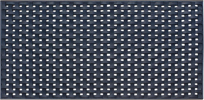 A1HC Outdoor Doormat, Natural Rubber, 18" x48”, Ideal for Outside entryway,Dirt Shoe Scraper,Heavy Duty Door mat for Indoor Outdoor,Rug Mats for Entry,Patio, Welcome Mats