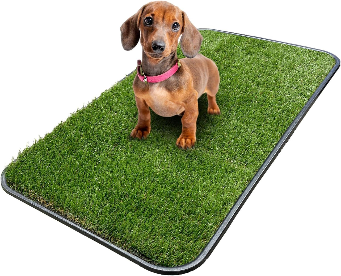 Ottomanson Indoor/Outdoor Boot Tray Non-Slip Rubber 16" x 32" Modern Entryway Mat for Entryway, Patio, Backyard, Garage, 16" x 32", Black