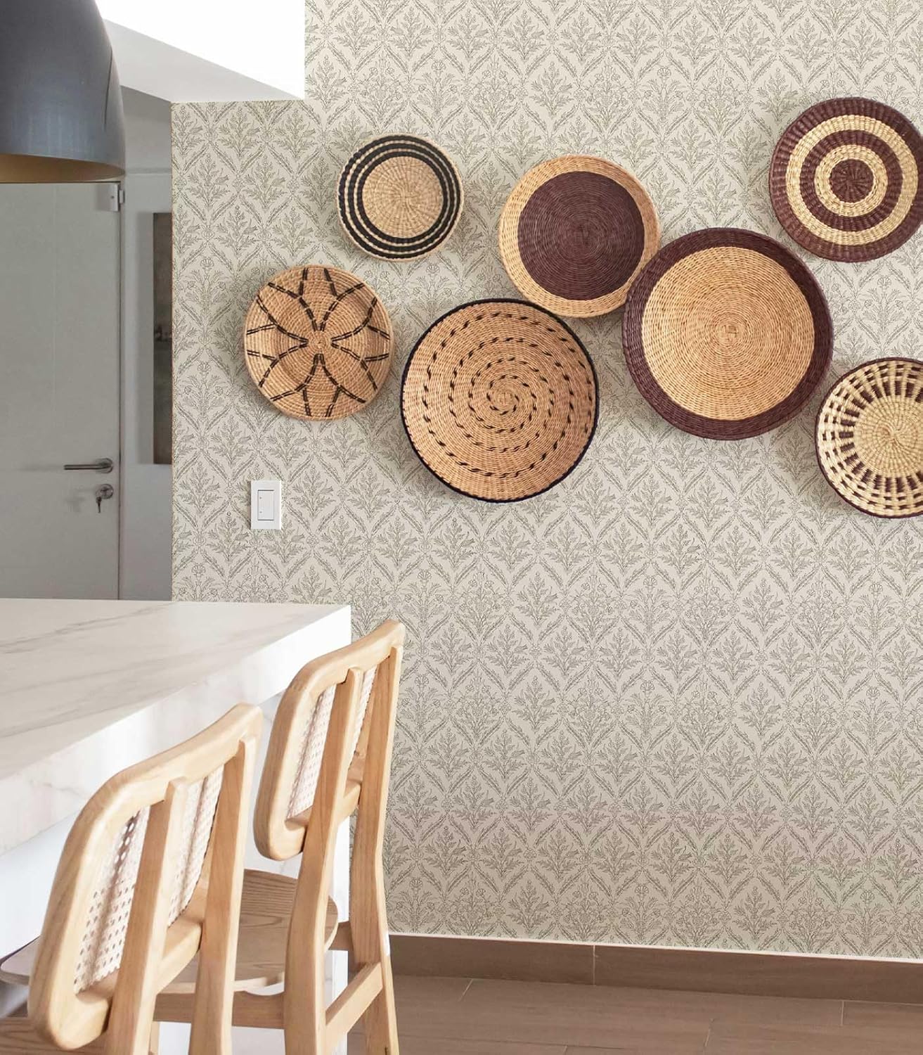 YXTII 17.3" × 78.7" Vintage Wallpaper Peel and Stick Self Adhesive Removable Neutral Wallpaper for Bedroom Drawers Cabinets