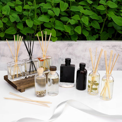 Urban Naturals Smoked Vanilla Reed Diffuser Set with Vanilla Bean, Sandalwood & Leather | Made in the USA - Colors B