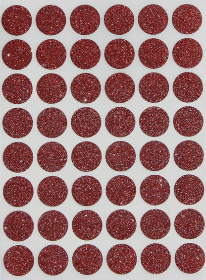 Royal Green Dot Sticker 11/16" Inch (17mm) Colored Labels in Purple - 2400 Pack - Colors B