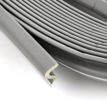 Weather Stripping Door Seal Strip - Soundproof Q-Shaped Foam for Exterior Door Frame, Large Gap Seal, Noise Cancelling, Easy to Install (Black, 26FT)